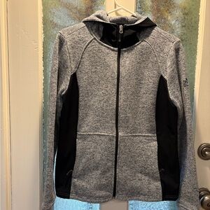 Women's Zero Exposure Gray and Black Jacket L